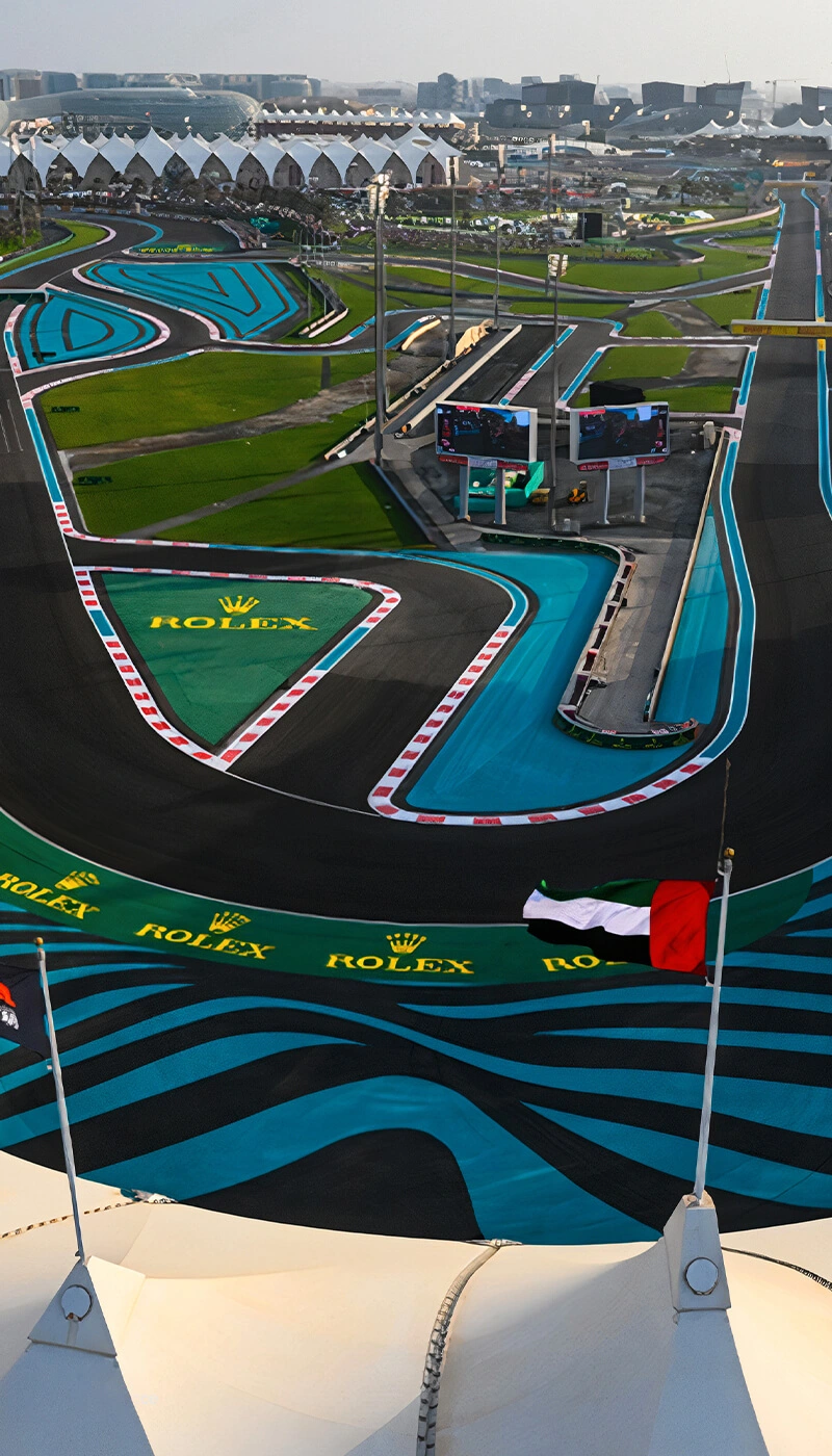 Yas Marina Formula 1 racing Circuit venue
